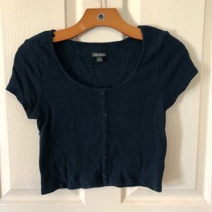 Wild Fable Short-Sleeve Crop Top